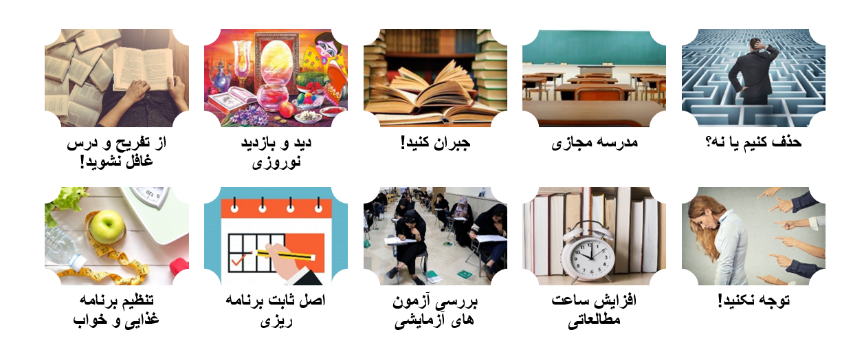 کنکور در ایام نوروز